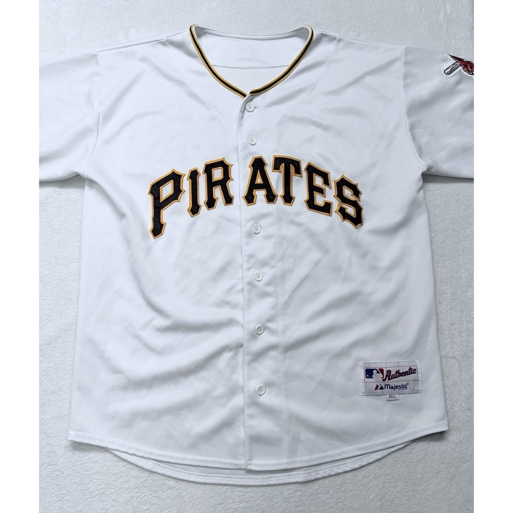 Pittsburgh Pirates Majestic 44(L) Home Jersey Authentic Collection MLB Jersey